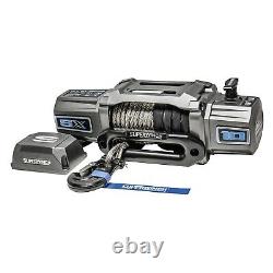 Treuil Superwinch SX10SR 10k corde synthétique lumière LED 12V télécommande sans fil 1710201