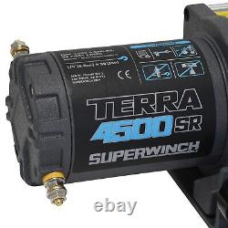 Treuil Superwinch Terra 4500SR pour VTT / UTV - 1,8 ch, 4500 lbs de résistance de traction, câble synthétique.