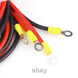 Treuil électrique 3500 lb 12V avec corde synthétique étanche pour ATV UTV bateau