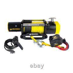 Treuil électrique NNEDPE de 12500LBS 12V avec corde synthétique pour camion 4x4