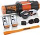 Treuil électrique étanche 4500 Lb 12v Cc, Télécommande Sans Fil Et Cordon