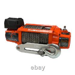 Treuil électrique étanche Prowinch 17500 lbs avec corde synthétique 12V sans fil