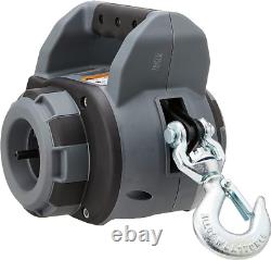 Treuil portable à perceuse manuelle 101575 avec corde synthétique de 40 pieds et capacité de traction de 750 lb