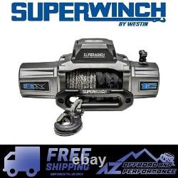Treuillez Superwinch de la série SX SX12SR 12 000 lb avec corde synthétique de traction de ligne 6,0 hp.