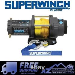Treuils Superwinch Terra 3500SR pour VTT / SSV, 1,6 ch, capacité de traction de 3500 lb, câble synthétique