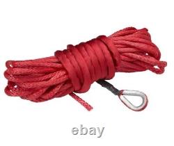 Utilitaire D'orignal Treuil Rope Rouge Synthétique Rope Superwinch Avertissement Quad
