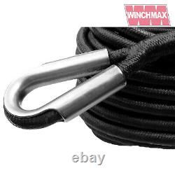 WINCHMAX Corde synthétique Armourline 25m/10mm + Crochet tactique MBL 9,500kg Fixation de trou