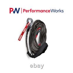 Warn Industries 88468 Spydura Rope De Treuil Synthétique 3/8 Dia X 80' 10,000 Lbs