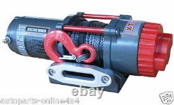 Warrior C2500 Xt 12v Electric Winch Corde Synthétique