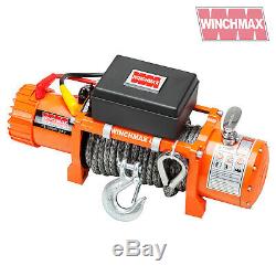 Winch Electrique 13500lb 24v Synthetique Corde Winchmax 4x4 / Reprise Sans Fil Dyneema
